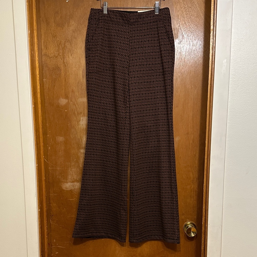 NWT Max Studio London Brown Bootcut Pants Size S